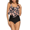Image of 2019 New Sexy Women Bikini Set Mujer Ruffle Floral Printed Swimsuit Push Up High Waist Bikini Biquinis Brazilian Swimwear Summer