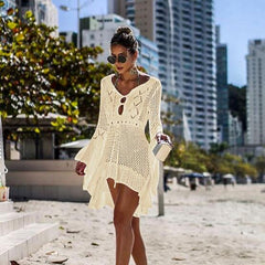 2019 Pareo Summer Swimsuit Beach dress Bikini Cover Up Women Robe De Plage Beach wear Bathing Suit Cover Ups playa