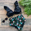 Image of 2019 Sexy High Waist Bikini Women Swimwear Push Up Swimsuit Ruffle Bathing Suit Polka Dot Biquinis Summer Beach Wear Female