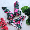 Image of 2019 Sexy High Waist Bikini Women Swimwear Push Up Swimsuit Ruffle Bathing Suit Polka Dot Biquinis Summer Beach Wear Female