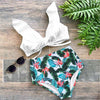 Image of 2019 Sexy High Waist Bikini Women Swimwear Push Up Swimsuit Ruffle Bathing Suit Polka Dot Biquinis Summer Beach Wear Female