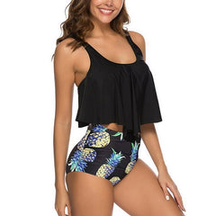 2019 Sexy Tankini Bikinis Set Women Swimwear High Waist Swimsuit Biquinis Bathing Suit Mujer Beach maillot de bain Swimming Wear