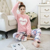 Image of 2019Autumn Winter Pajamas Cartoon Thick Warm Women Sleepwear Flannel Women Pajamas Sets Cute Animal Female Homewear M L XL XXL