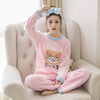 Image of 2019Autumn Winter Pajamas Cartoon Thick Warm Women Sleepwear Flannel Women Pajamas Sets Cute Animal Female Homewear M L XL XXL
