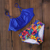 Image of 2020 Bikinis Women Swimwear High Waist Swimsuit Halter Sexy Bikini Set Retro Bathing Suits Plus Size Swimwear XXL