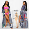 Image of 2020 Bohemian Printed Cover-ups Sexy Summer Beach Dress Cotton Tunic Women Beachwear Swimsuit Cover Up Bikini Wrap Sarongs Q675