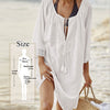 Image of 2020 Cotton Tunics for Beach Women Swimsuit Cover-ups Woman Swimwear Beach Cover up Beachwear Pareo Mini Dress Saida de Praia