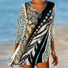 Image of 2020 Cotton Tunics for Beach Women Swimsuit Cover-ups Woman Swimwear Beach Cover up Beachwear Pareo Mini Dress Saida de Praia