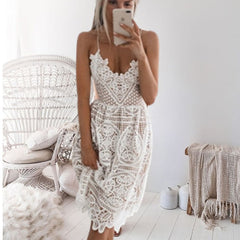 2020 New Beach Long Cover Up White Lace Swimsuit cover up Summer Crochet Beachwear Bathing suit cover ups Beach Dress