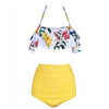 Image of 2020 New Bikinis Women Swimsuit High Waist Bathing Suit Plus Size Swimwear Push Up Bikini Set Vintage Beach Wear Biquini