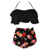 Image of 2020 New Bikinis Women Swimsuit High Waist Bathing Suit Plus Size Swimwear Push Up Bikini Set Vintage Beach Wear Biquini
