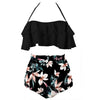 Image of 2020 New Bikinis Women Swimsuit High Waist Bathing Suit Plus Size Swimwear Push Up Bikini Set Vintage Beach Wear Biquini