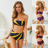 Image of 2020 New Sexy Women Bikini Set Mujer Ruffle Biquinis Brazilian Swimwear Summer Floral Printed Swimsuit Push Up High Waist Bikini