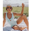 Image of 2020 Print Floral One Piece Swimsuit Women Padded Swimwear Bandage Cut Out Mnokini Bathing Suit Plus Size Swimwear XXXL