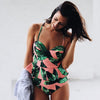 Image of 2020 Push Up Tankini Set Swimsuit Women Swimwear Plus Two Piece Suits Print Bathing Suit Beach Wear Swim Maillot De Bain Female