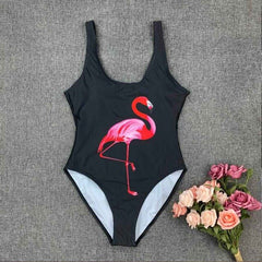2020 Sexy Backless Retro V Neck Print Push Up Padded High Waist Swimwear one piece swimsuit Beachwear Sunbathing Monokini