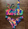 Image of 2020 Sexy High Neck Bikini Swimwear Women Swimsuit Push Up Bathing Suits Beach Wear Brazilian Bikini Set Maillot de bain femme