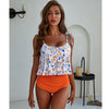 Image of 2020 Sexy High Waist Bikini Swimwear Women Ruffle Swimsuit Vintage Retro Bikini Set Plus Size Bathing Suits Summer Beachwear XXL