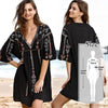 Image of 2020 Tunics for Beach Women Swimsuit Cover-ups Woman Swimwear Beach Cover up Beachwear Pareo Beach Dress Saida de Praia #Q556