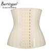 Image of 25 Steel Boned Latex Corset Burvogue Women Waist Control Corset and Bustier Underbust Waist Trainer Corset Slimming Shaper