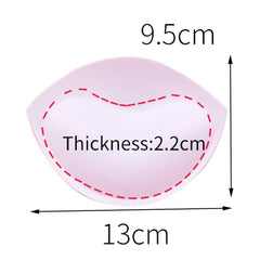 2pcs 1pair Women Intimates Accessories Sponge Swimsuit Breast Push Up Bra Padding Chest Enhancers Bra Foam Insert Chest Cup