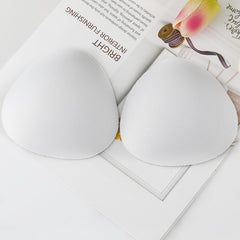 3 Pairs/Lot Sponge Push Up Enhancer Chest Cups Breast Bikini Swimwear Triangle Bra White Pads Woman Black Inserts for Swimsuit