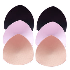 3pair Female Sponge Chest Removeable Bra Padded for Swimsuit Swimwear Padding Inserts Breast Enhancer Push Up Bra Pads