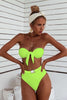 Image of AIUJXK Fashion 2019 Leopard Snake Print Bandage Bow Lingerie Biquini Women Sexy High Waist Bra Set  Ladies 2 Piece Swimsuit