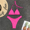 Image of Aartiee Neon bikini 2019 Push up Sexy Brazilian bikini set triangle bathers woman swimwear Micro swimsuit female string biquini
