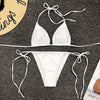 Image of Aartiee Neon bikini 2019 Push up Sexy Brazilian bikini set triangle bathers woman swimwear Micro swimsuit female string biquini