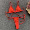 Image of Aartiee Neon bikini 2019 Push up Sexy Brazilian bikini set triangle bathers woman swimwear Micro swimsuit female string biquini
