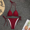 Image of Aartiee Neon bikini 2019 Push up Sexy Brazilian bikini set triangle bathers woman swimwear Micro swimsuit female string biquini