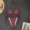 Image of Aartiee Neon bikini 2019 Push up Sexy Brazilian bikini set triangle bathers woman swimwear Micro swimsuit female string biquini