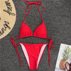 Image of Aartiee Neon bikini 2019 Push up Sexy Brazilian bikini set triangle bathers woman swimwear Micro swimsuit female string biquini