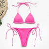 Image of Aartiee Neon bikini 2019 Push up Sexy Brazilian bikini set triangle bathers woman swimwear Micro swimsuit female string biquini