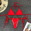 Image of Aartiee Neon bikini 2019 Push up Sexy Brazilian bikini set triangle bathers woman swimwear Micro swimsuit female string biquini