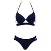 Image of Andzhelika Bikinis Women Bandage Swimsuit Bikini 2020 Sexy Push Up Swimwear Low Waist Bathing Suit Halter Bikinis Suit Swim