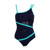 Image of Andzhelika Sexy One Shoulder One Piece Swimsuit 2020 New Off Shoulder Mesh Patchwork Swimwear Bodysuit Bathing Suit Monokini