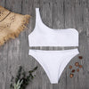 Image of Ariel Sarah 2019 Striped Bikinis Women Sexy Solid Bandeau Biquini Bathing Suit Seamless Swimsuit Thong Swimwear Micro Bikini