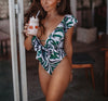 Image of Ashgaily 2020 New One Piece Swimsuit Sexy Cartoon Printed Swimwear Women Bathing Suit Beach Backless Monokini Swimsuit Female