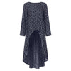 Image of Asymmetrical Tunic Tops Women's Blouse Spring Chemise 2019 ZANZEA Pleated Long Sleeve Shirt Female Swallowtail Blusas Oversized
