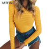 Image of Autumn Bodycon Mesh Bodysuits Feminino Mujer Sexy Stretchy Rompers Long Sleeve Women Body Streetwear Jumper Tops One Piece GV125