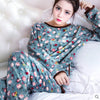Image of Autumn Winter Women Pajama Set Pyjamas Women Sleepwear Suit Thick Warm Flannel Pijamas Women Cartoon Animal Pyjama Femme Mujer
