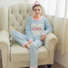 Image of Autumn Winter Women Pajama Set Pyjamas Women Sleepwear Suit Thick Warm Flannel Pijamas Women Cartoon Animal Pyjama Femme Mujer