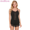 Image of Avidlove Women Sexy Lingerie Nightwear Summer Hot Backless Bodysuit Babydoll Summer Lace Sexy Underwear Sleepwear Romper