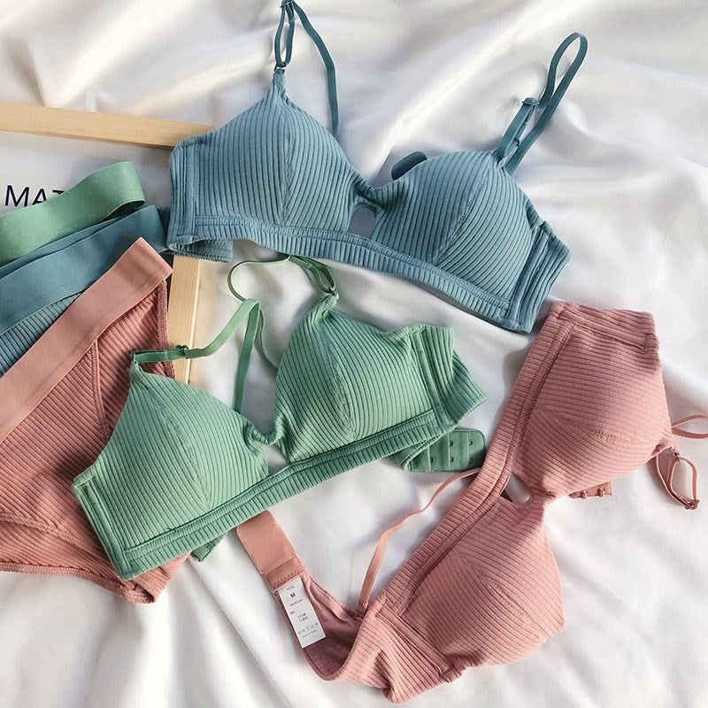 BEFORW Sexy Hollow Out Bras For Women Underwear Solid Color Comfort Wireless Bra Lingerie Fashion Seamless Padded Bralette