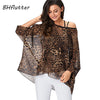Image of BHflutter Women Blouses Plus Size 2019 New Style Batwing Casual Summer Blouse Shirt Woman Boho Chiffon Shirts Tops Chemise Femme