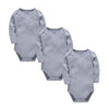 Image of Baby Bodysuits Cotton Newborn Blank Long Sleeve 0-24 Months Boy White Body Bebes Blanco Roupa Menina Baby Girl Clothing Solid