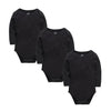 Image of Baby Bodysuits Cotton Newborn Blank Long Sleeve 0-24 Months Boy White Body Bebes Blanco Roupa Menina Baby Girl Clothing Solid