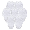 Image of Baby Bodysuits Cotton Newborn Blank Long Sleeve 0-24 Months Boy White Body Bebes Blanco Roupa Menina Baby Girl Clothing Solid